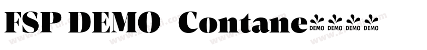 FSP DEMO   Contane字体转换